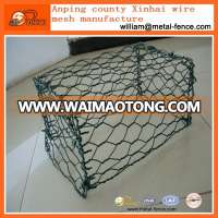 Hengshui PVC coated hexagonal Gabion Wire Mesh Box/Gabion Basket (manufacture)